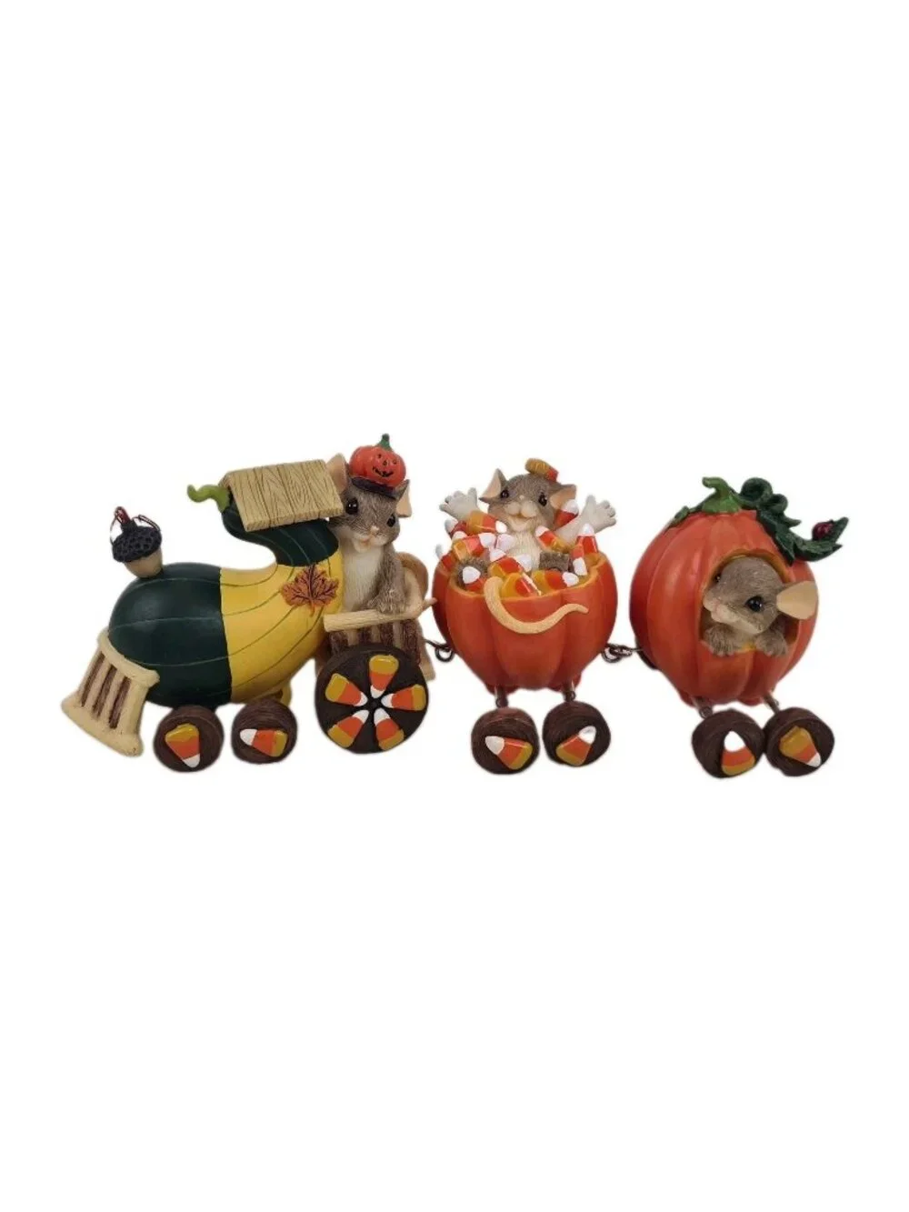 Charming Tails Fitz And Floyd On The Fast Track To Funm 85124 Figurines Vntg